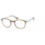Superdry 991050 Unisexbrille in Schwarz mit rundem Vollrand-Gestell und 48 mm Glasbreite