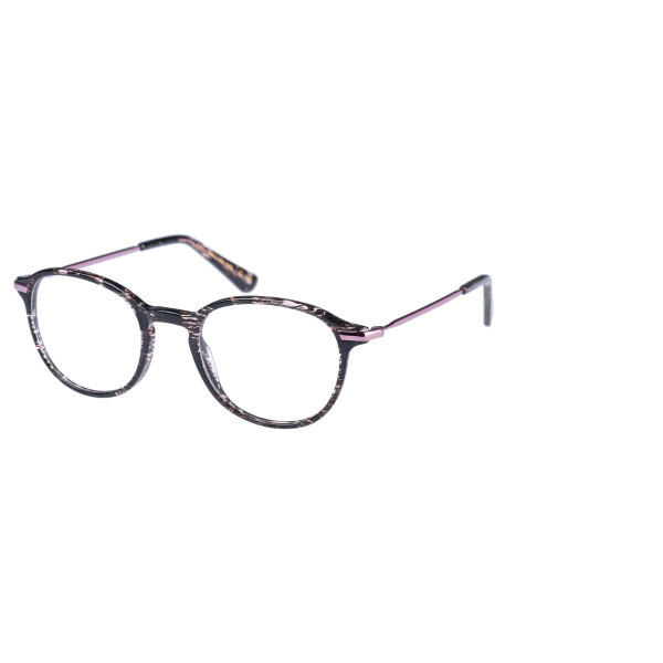 Superdry Superdry 991050-90 48-20 Superdry 991050 Unisexbrille in Schwarz mit rundem Vollrand-Gestell und 48 mm Glasbreite