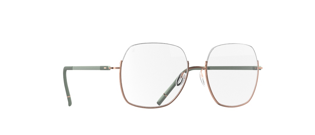 Silhouette Dynamic Dawn 4566 3580 55-17 Dynamic Dawn 4566 modische Damenbrille mit auffälliger eckiger Silhouette