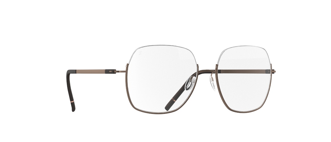 Silhouette Dynamic Dawn 4566 6040 55-17 Dynamic Dawn 4566 modische Damenbrille mit auffälliger eckiger Silhouette