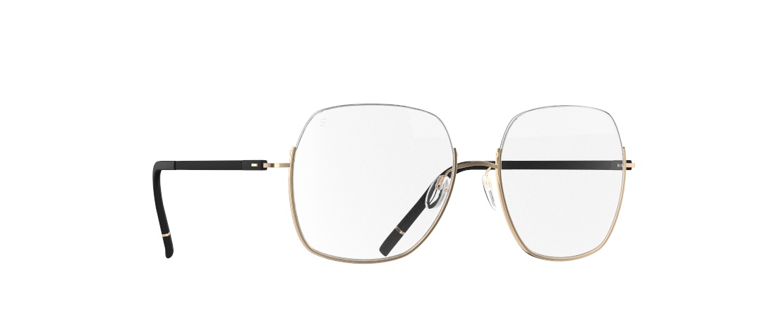 Silhouette Dynamic Dawn 4566 7580 55-17 Dynamic Dawn 4566 modische Damenbrille mit auffälliger eckiger Silhouette
