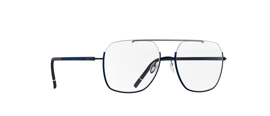 Silhouette Dynamic Dawn 5570 4580 55-17 Dynamic Dawn 5570 schlanke Unisex Titanbrille eckiges Design stilvolle Silhouette Fassungen