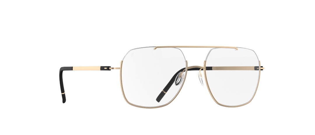 Silhouette Dynamic Dawn 5570 7630 55-17 Dynamic Dawn 5570 schlanke Unisex Titanbrille eckiges Design stilvolle Silhouette Fassungen