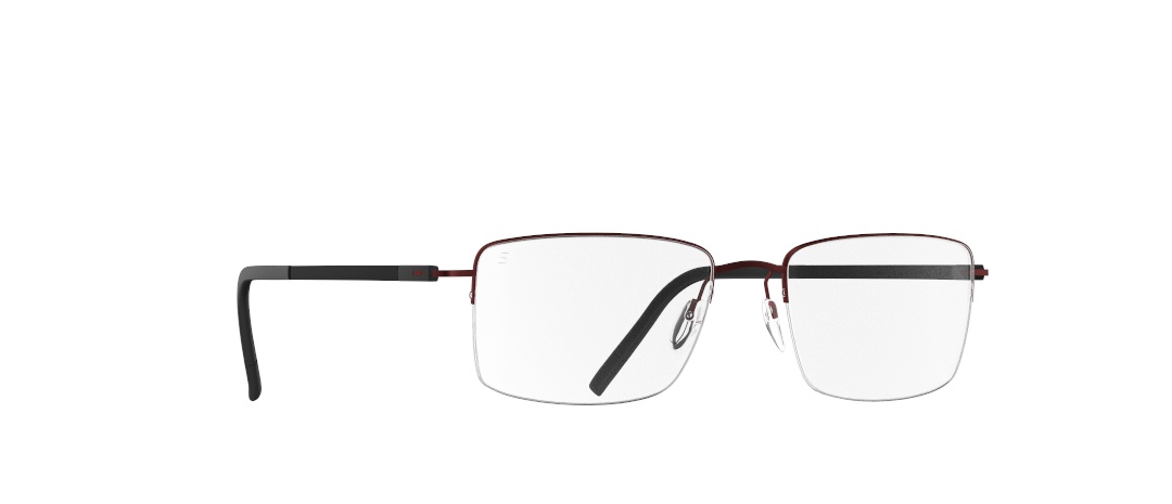 Silhouette Dynamic Dawn 5571 3080 53-18 Dynamic Dawn 5571 maskuline Titan Herrenbrille eckige Form leichtes Gestell von Silhouette
