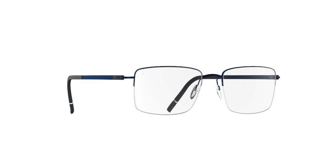 Silhouette Dynamic Dawn 5571 4540 53-18 Dynamic Dawn 5571 maskuline Titan Herrenbrille eckige Form leichtes Gestell von Silhouette