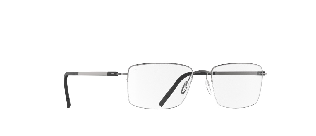 Silhouette Dynamic Dawn 5571 6660 53-18 Dynamic Dawn 5571 maskuline Titan Herrenbrille eckige Form leichtes Gestell von Silhouette
