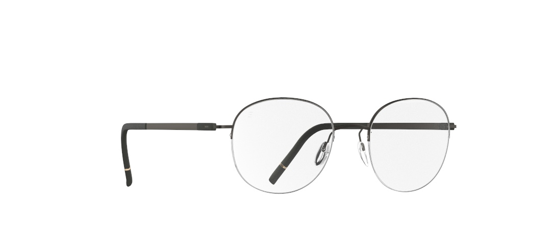 Silhouette Dynamic Dawn 5572 5540 48-19 Dynamic Dawn 5572 Unisex Titanbrille runde Fassung eleganter Style moderne Silhouette Brille
