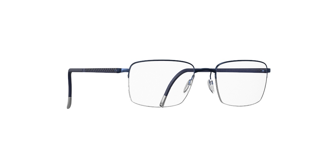Silhouette Illusion 5560 4540 52-19 Illusion 5560 elegante Herrenbrille Titan leichte eckige Fassung moderne Silhouette Brille