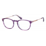 Superdry 991054 Damenbrille in Crystal Brown Fade mit runder Vollrandfassung und 51 mm Glasbreite