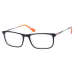 Superdry 991055 Herrenbrille in Blau Crystal mit rechteckigem Vollrand-Design und 54 mm Glasbreite