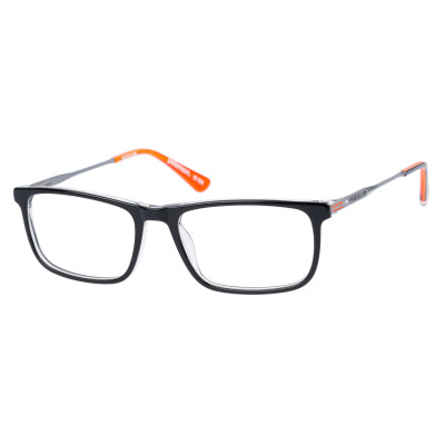 Superdry 991055 Herrenbrille in Blau Crystal mit rechteckigem Vollrand-Design und 54 mm Glasbreite