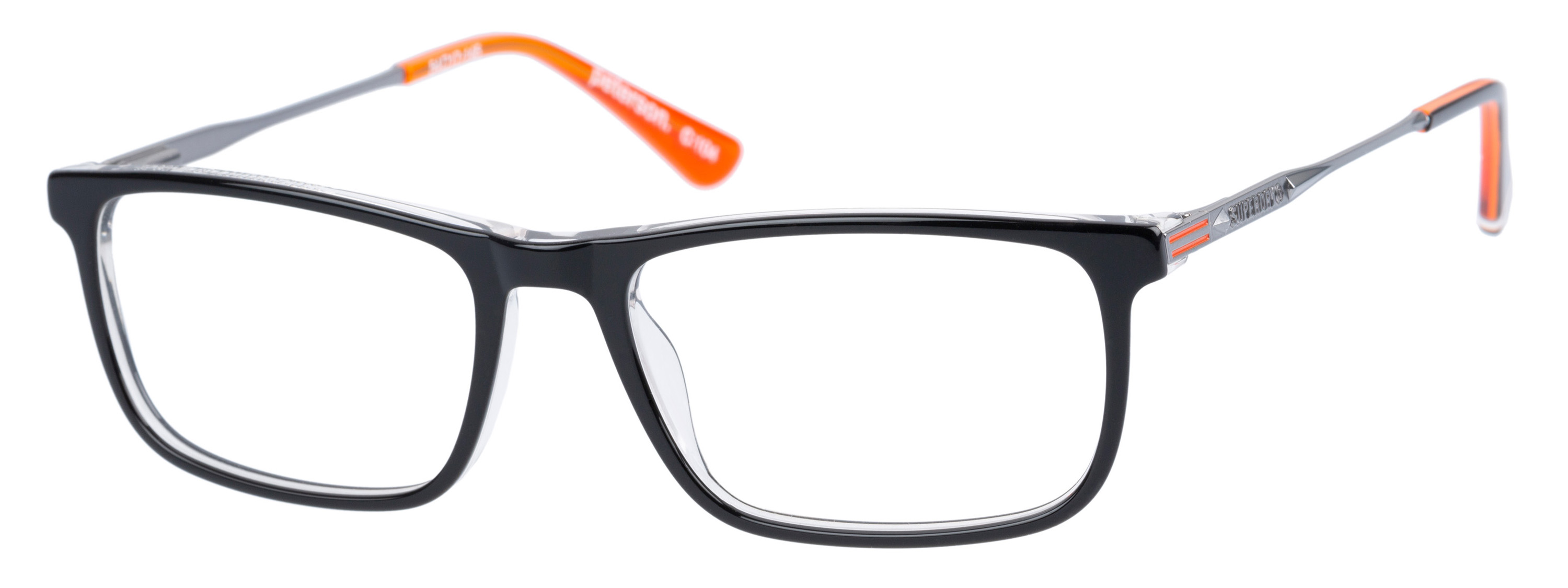 Superdry Superdry 991055-10 54-17 Superdry 991055 Herrenbrille in Blau Crystal mit rechteckigem Vollrand-Design und 54 mm Glasbreite