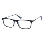 Superdry 991055 Herrenbrille in Blau Crystal mit rechteckigem Vollrand-Design und 54 mm Glasbreite