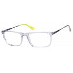 Superdry 991055 Herrenbrille in Blau Crystal mit rechteckigem Vollrand-Design und 54 mm Glasbreite