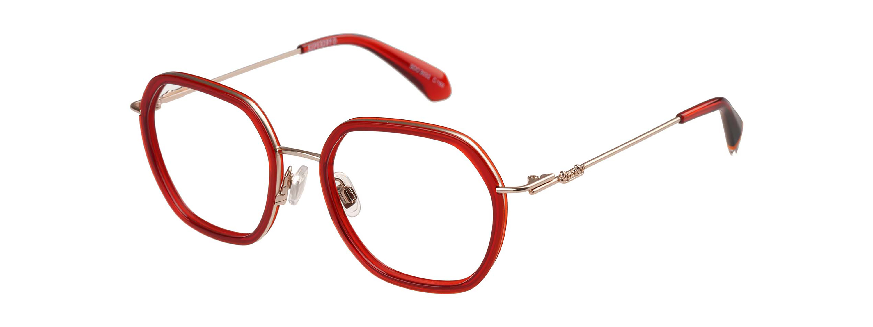 Superdry Superdry 991063-50 50-18 Superdry 991063 Damenbrille in Blau mit eckigem Design und Superdry-Logo
