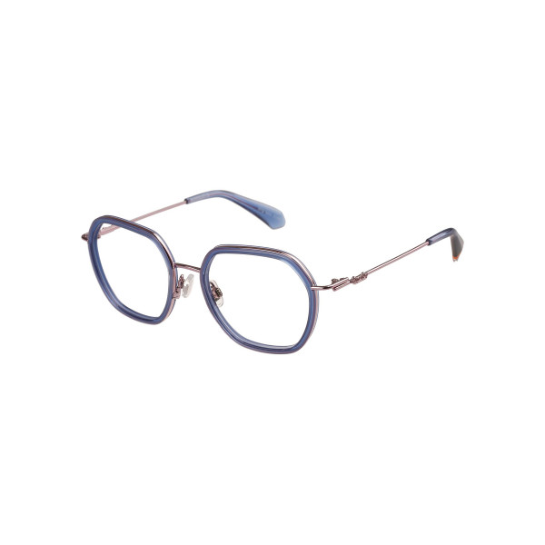 Superdry Superdry 991063-70 50-18 Superdry 991063 Damenbrille in Blau mit eckigem Design und Superdry-Logo