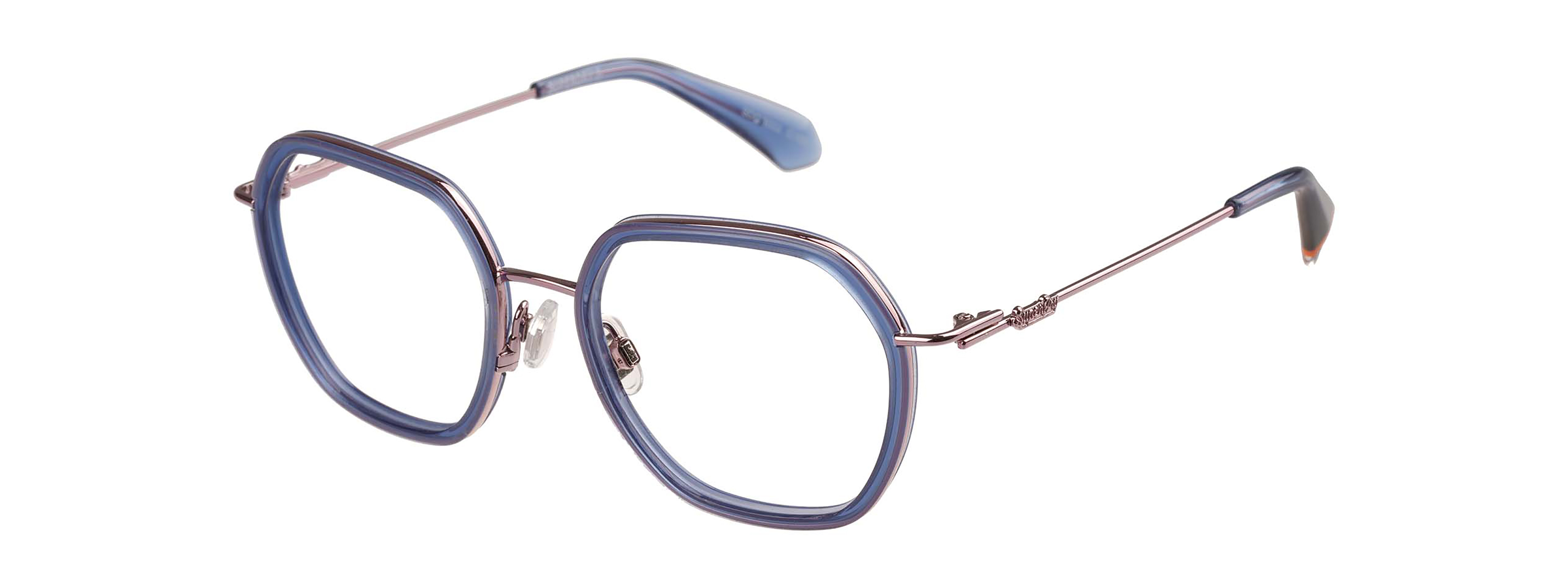 Superdry Superdry 991063-70 50-18 Superdry 991063 Damenbrille in Blau mit eckigem Design und Superdry-Logo
