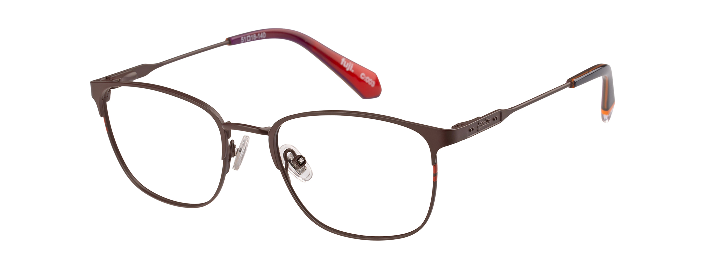 Superdry Superdry 992053-33 51-18 Superdry 992053 Herrenbrille in braun mit rauchfarbenen Gläsern