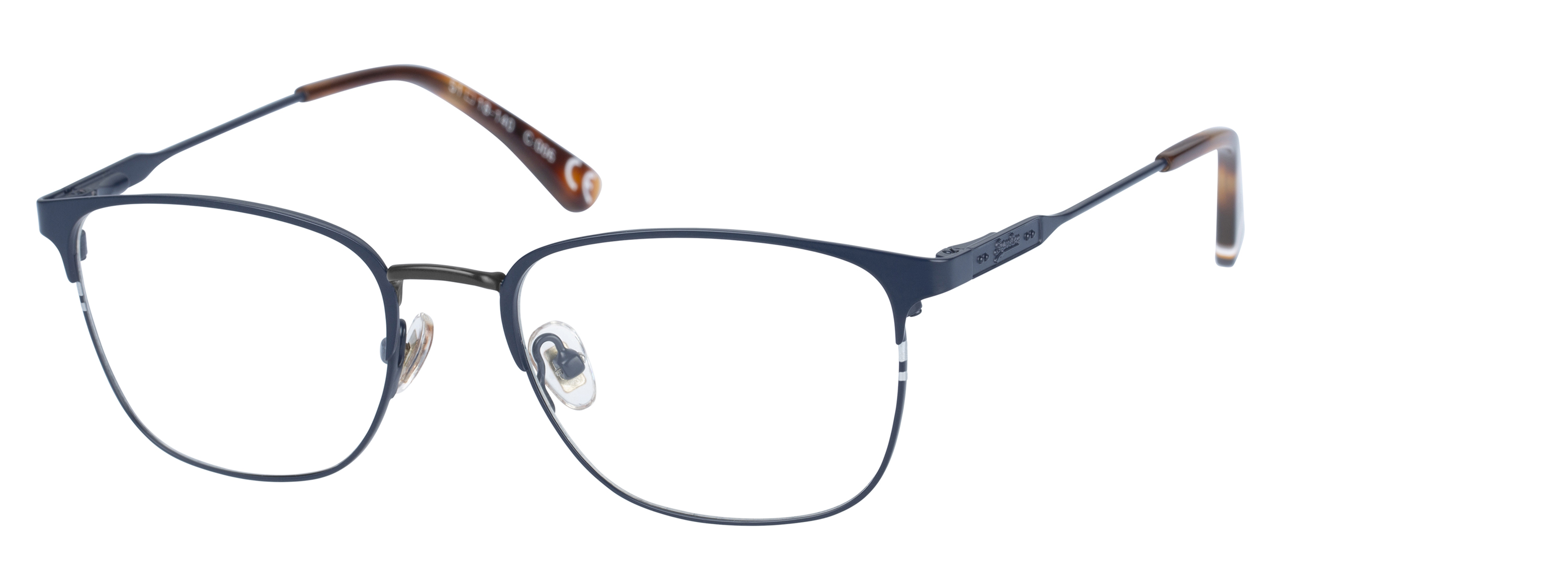 Superdry Superdry 992053-70 51-18 Superdry 992053 Herrenbrille in braun mit rauchfarbenen Gläsern