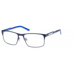 Superdry 992055 Herrenbrille in Schwarz mit rechteckigem Vollrand-Gestell aus Metall