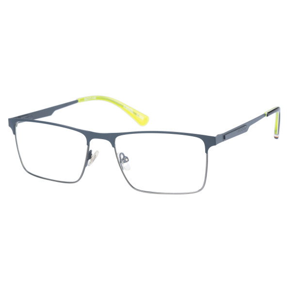 Superdry Superdry 992060-30 56-17 Superdry 992060 Herrenbrille in schwarzer Farbe mit orangefarbenen Akzenten