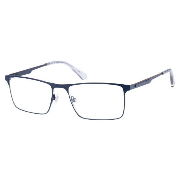 Superdry Superdry 992060-70 56-17 Superdry 992060 Herrenbrille in schwarzer Farbe mit orangefarbenen Akzenten
