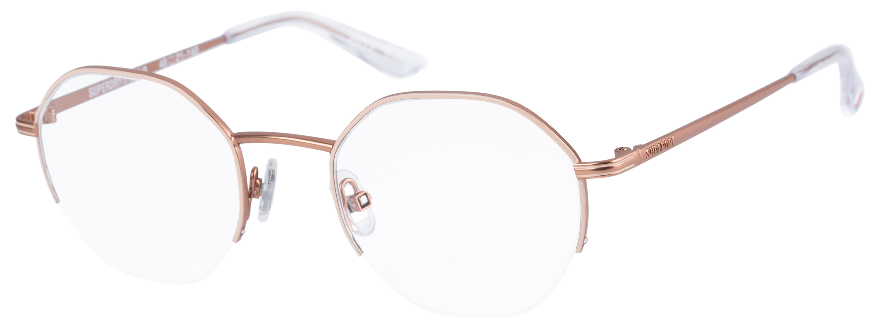 Superdry Superdry 992061-25 48-21 Superdry 992061 Damenbrille in gold tortoise mit eckigem Design und 48 mm Glasbreite
