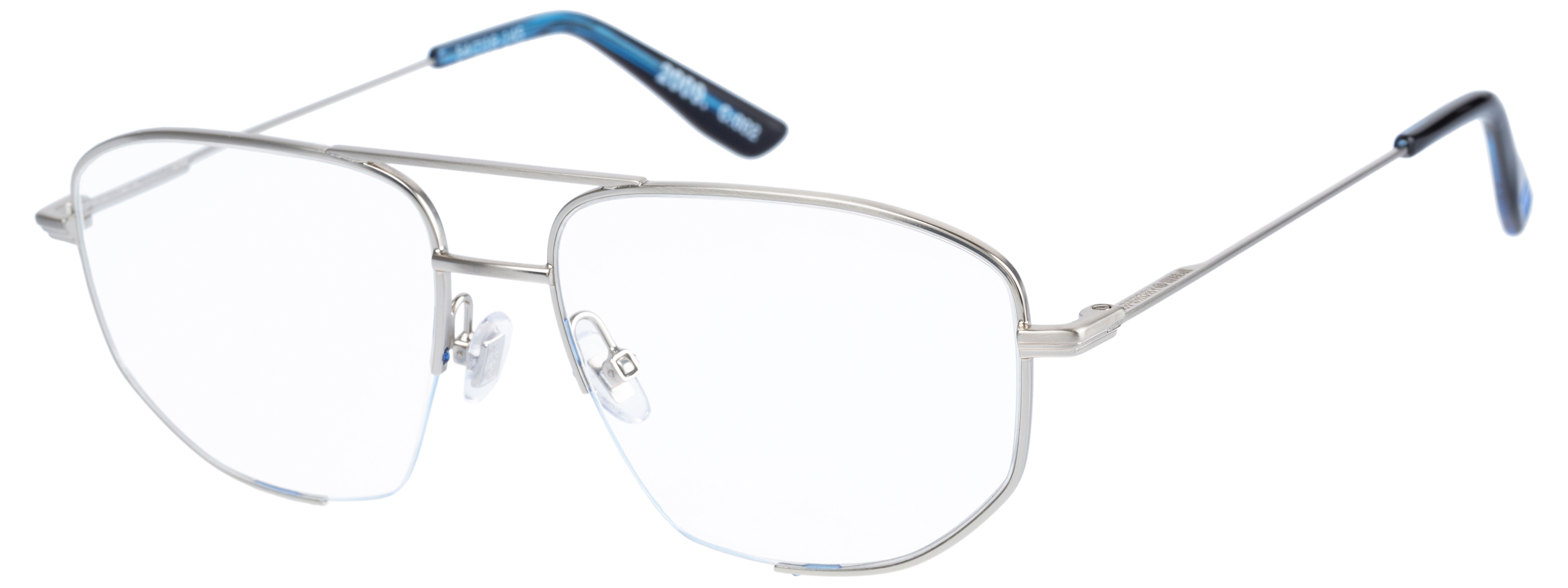 Superdry Superdry 992062-0054-16 Superdry 992062 Unisexbrille silberner Metallrahmen 54-16-145