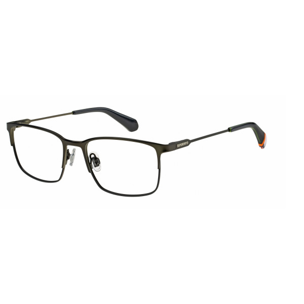 Superdry Superdry 992065-40 52-17 Superdry 992065 Herrenbrille in mattem Khaki mit eckigem Design und Metallrahmen