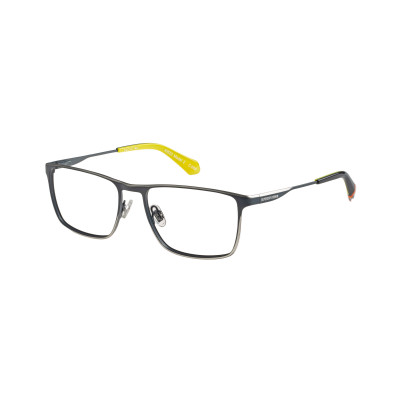 Superdry 992070 Herrenbrille in Schwarz mit Metallrahmen und eckigem Design