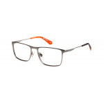 Superdry 992070 Herrenbrille in Schwarz mit Metallrahmen und eckigem Design