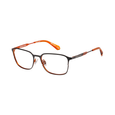 Superdry 992072 Herrenbrille in Gun Blue mit quadratischer Vollrandfassung und 56 mm Glasbreite