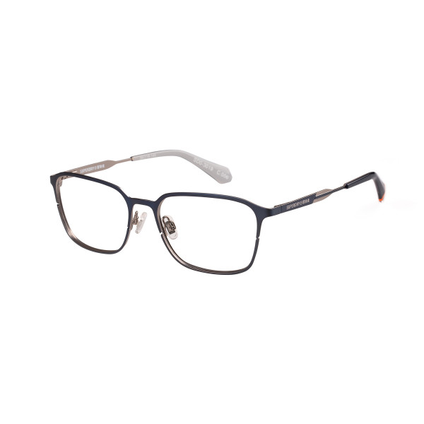 Superdry Superdry 992072-70 56-18 Superdry 992072 Herrenbrille in Gun Blue mit quadratischer Vollrandfassung und 56 mm Glasbreite