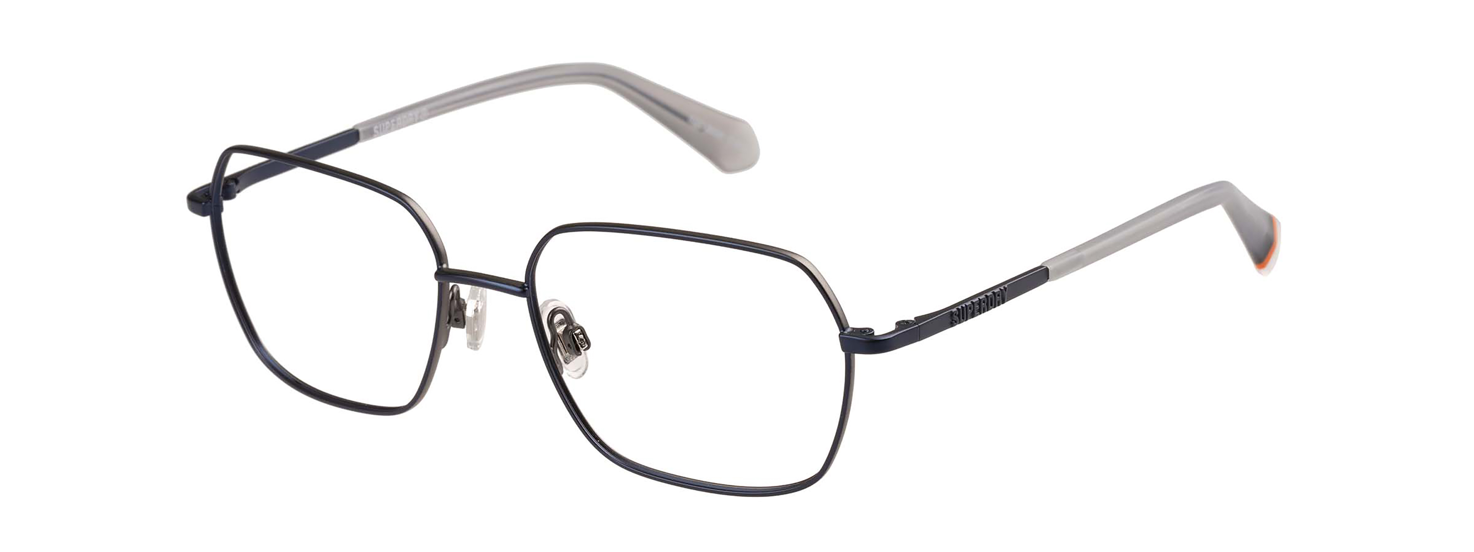 Superdry Superdry 992073-70 54-17 Superdry 992073 Herrenbrille in Gun Blue mit Metallrahmen und 54 mm Glasbreite