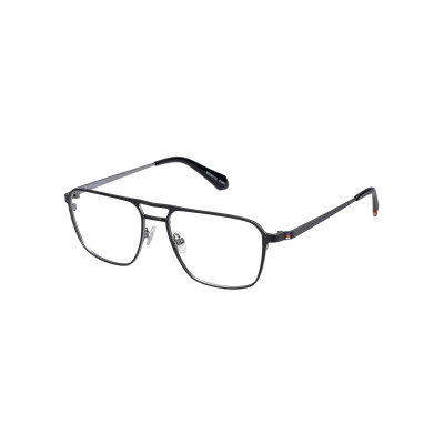 Superdry 992078 Herrenbrille in Gun Blue mit rechteckigem Vollranddesign und 56 mm Glasbreite
