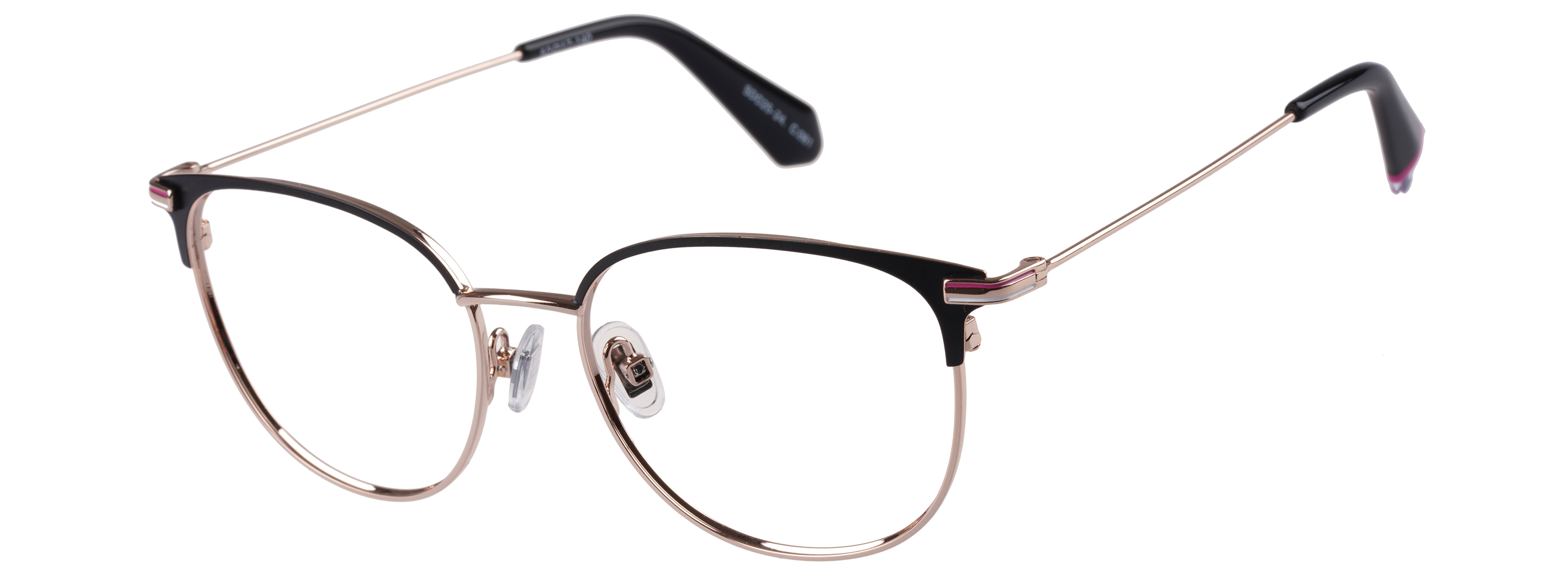 Superdry Superdry 992080-10 52-17 Superdry 992080 Damenbrille in Metalloptik mit eckigem Design und 140 mm Bügellänge