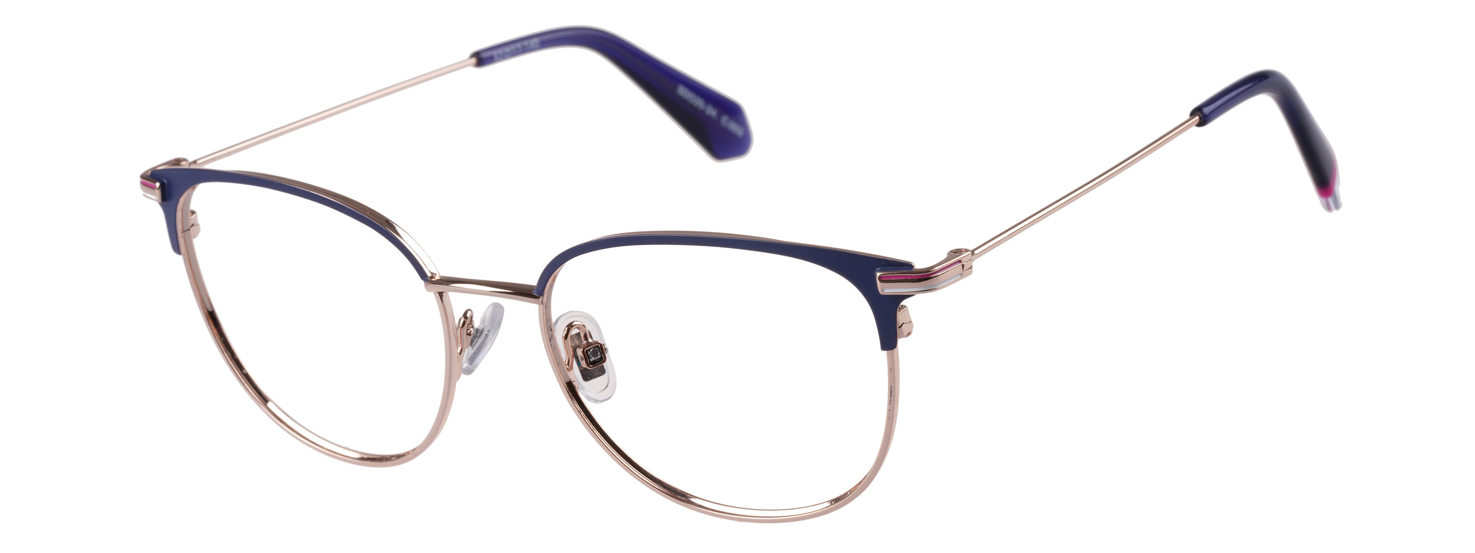 Superdry Superdry 992080-70 52-17 Superdry 992080 Damenbrille in Metalloptik mit eckigem Design und 140 mm Bügellänge