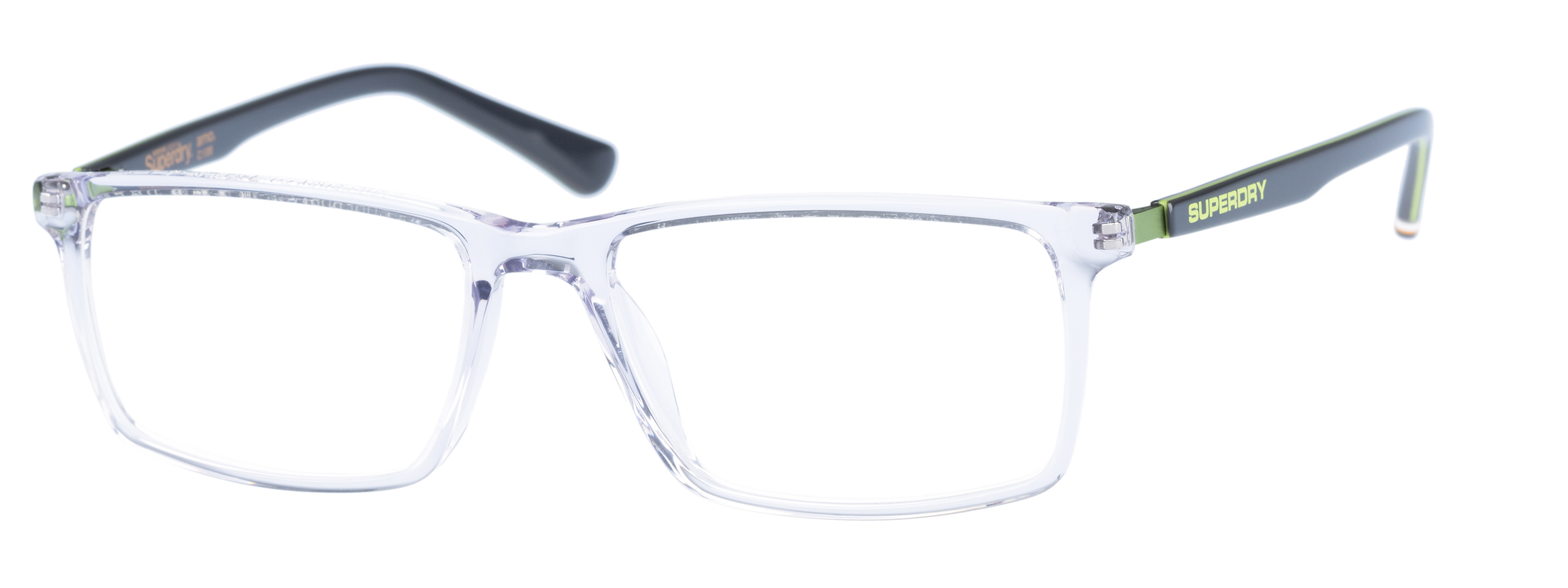 Superdry Superdry 993051-30 56-17 Superdry 993051 Herrenbrille in Blau mit rechteckigem Vollrand-Design