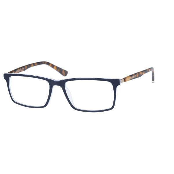 Superdry Superdry 993051-70 56-17 Superdry 993051 Herrenbrille in Blau mit rechteckigem Vollrand-Design