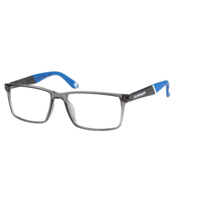 Superdry 993052 Herrenbrille in fluro purple crystal Farbe mit rechteckigem Vollrand-Design und 56 mm Glasbreite