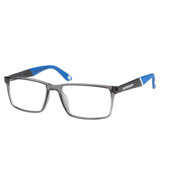 Superdry Superdry 993052-30 56-18 Superdry 993052 Herrenbrille in fluro purple crystal Farbe mit rechteckigem Vollrand-Design und 56 mm Glasbreite