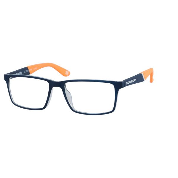 Superdry Superdry 993052-70 56-18 Superdry 993052 Herrenbrille in fluro purple crystal Farbe mit rechteckigem Vollrand-Design und 56 mm Glasbreite