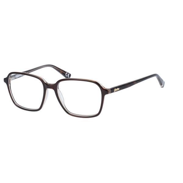 Superdry Superdry 993058-60 53-16 Superdry 993058 Damenbrille in lila Kristallfarbe mit quadratischem Vollrandgestell aus Kunststoff