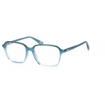 Superdry 993058 Damenbrille in lila Kristallfarbe mit quadratischem Vollrandgestell aus Kunststoff