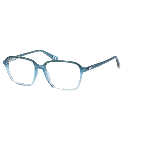 Superdry Superdry 993058-74 53-16 Superdry 993058 Damenbrille in lila Kristallfarbe mit quadratischem Vollrandgestell aus Kunststoff