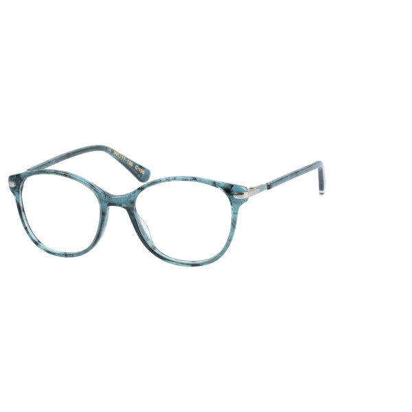 Superdry Superdry 993060-74 50-17 Superdry Damenbrille SD 993060 in Blau mit runder Vollrandfassung
