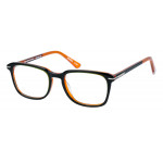 Superdry Herrenbrille SD 993063 in Blau Crystal mit quadratischem Vollrand-Design und 52 mm Glasbreite