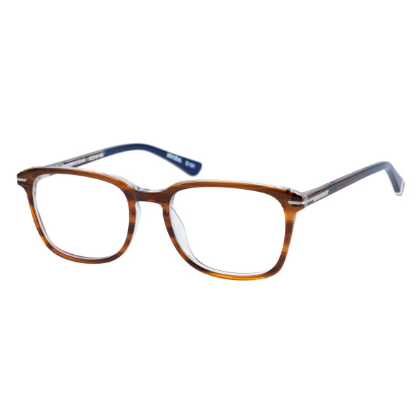 Superdry Superdry 993063-60 52-18 Superdry Herrenbrille SD 993063 in Blau Crystal mit quadratischem Vollrand-Design und 52 mm Glasbreite