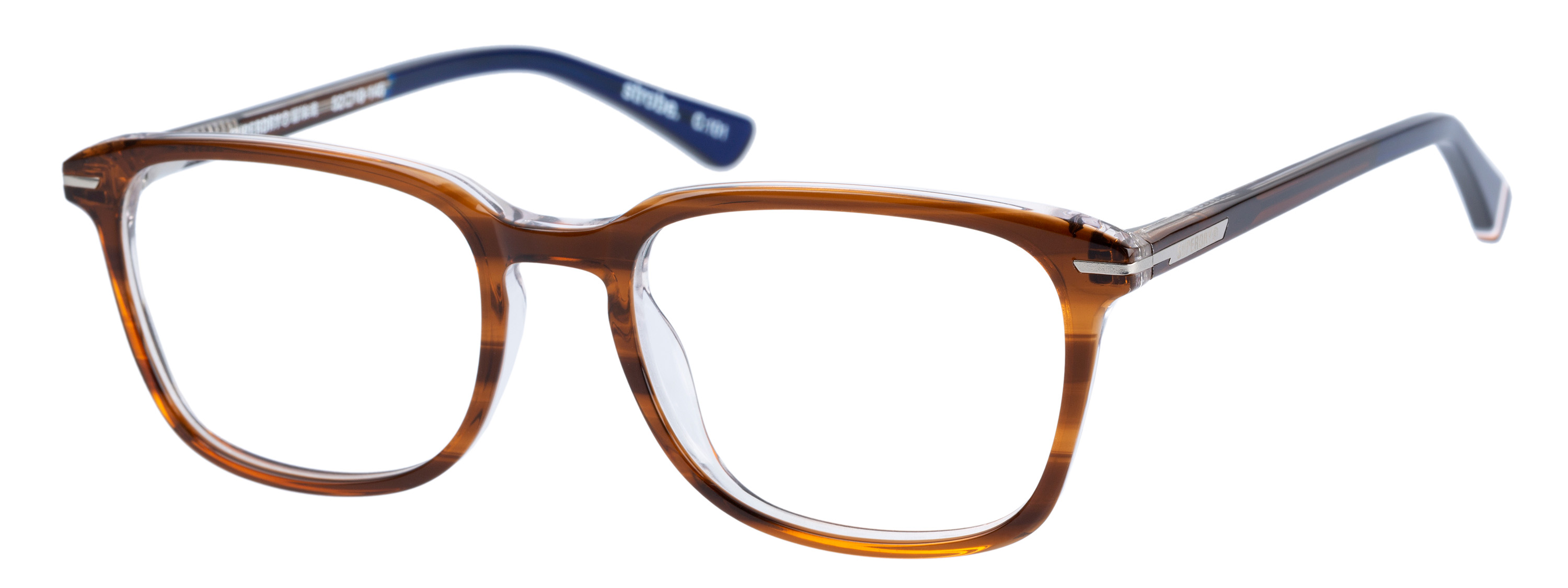 Superdry Superdry 993063-60 52-18 Superdry Herrenbrille SD 993063 in Blau Crystal mit quadratischem Vollrand-Design und 52 mm Glasbreite
