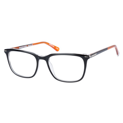 Superdry 993064 Herrenbrille in Fluro Purple Crystal mit rechteckigem Vollrand-Design und 54 mm Glasbreite